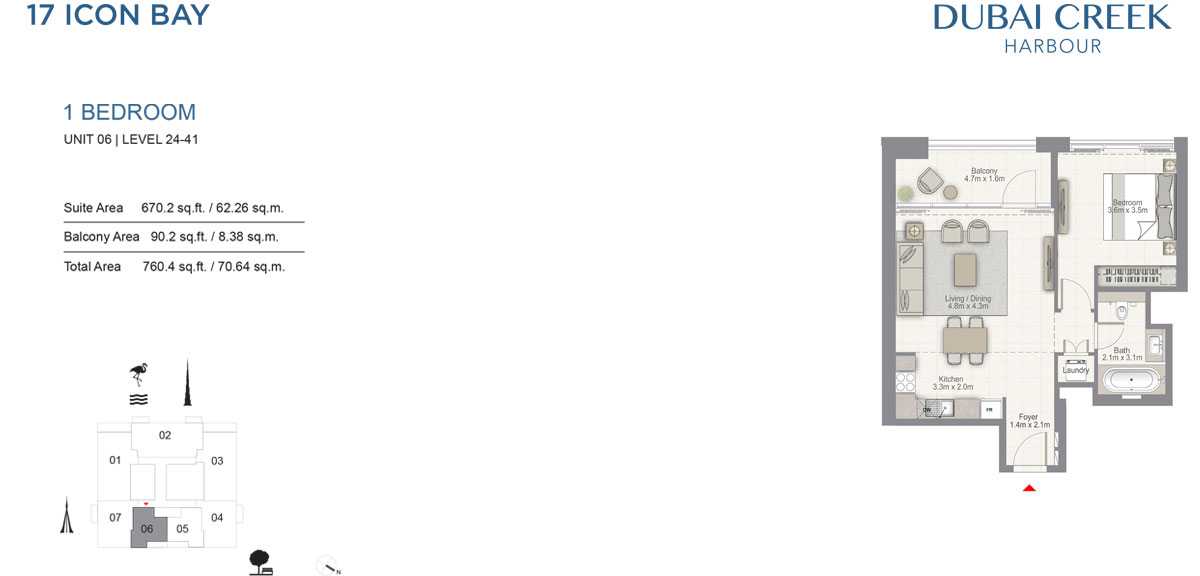 23438_1 BR, Unit 6, Level 24-41